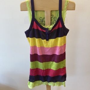 SALE 2 Piece layered tank top Junior L